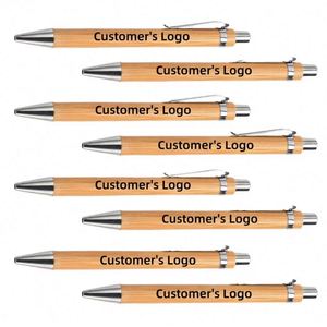Hot-selling Ecofriendly Bamboo Metal Ballpoint <b>Pen</b> with logo Luxury Rollerball <b>Pen</b> Custom <b>Pen</b> Suitable for Corporate Advertising - Product Image 6