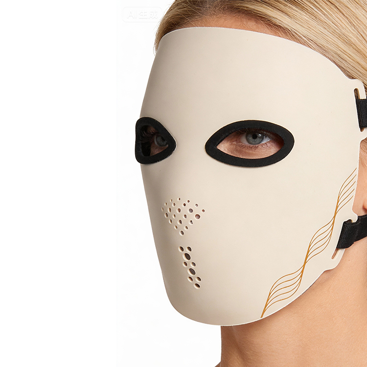 Silicone LED Light Therapy Mask Infrared 1072nm Red Light for Acne Treatment Home Use Facial Beauty Mask