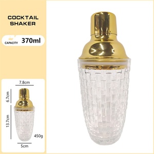 <span class=keywords><strong>Shaker</strong></span> en <span class=keywords><strong>verre</strong></span> avec couvercle en acier inoxydable, shakers à cocktails, <span class=keywords><strong>shaker</strong></span> à protéines, bouteille <span class=keywords><strong>shaker</strong></span> - Product Image 3