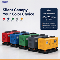 Groupe électrogène diesel 300 kVA, type silencieux, pour usage industriel, 50 Hz/60 Hz, pour alimentation de secours et d'appoint