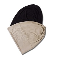Conjunto de Hiyab de Alta Calidad para Mujer Musulmana, Hiyab Modal Transpirable con Gorro Interior de Bambú