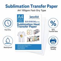 Papier de sublimation format A3 A4, papier blanc pour vêtements, impression par transfert thermique à séchage rapide, vente en gros