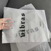 Sacs d'Emballage Personnalisés en Plastique Biodégradable Mat/Dépoli, Sacs à Fermeture Éclair pour T-shirts et Maillots de Bain, Sacs à Vêtements avec Logo