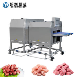 Venta caliente de alta eficiencia operación estable ganado ovejas cerdo aves de corral pescado carne máquina cortadora de cubos de carne - Product Image 1