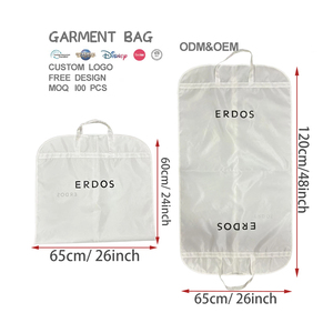 Bolsa <span class=keywords><strong>de</strong></span> Ropa Convertible Tipo Tote, Reutilizable, Resistente al Polvo, Negra, <span class=keywords><strong>de</strong></span> Alta Calidad, Personalizable OEM/ODM, Plegable, Portátil, con Logotipo - Product Image 5