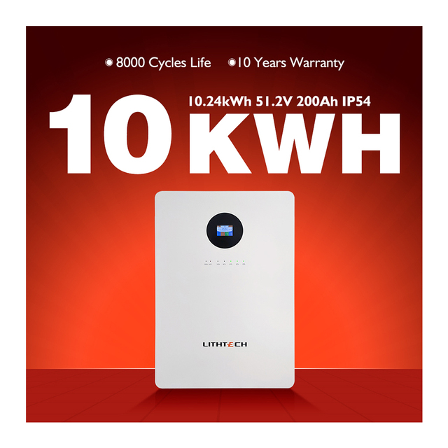 Super Capacitor Lifepo4 Solar Lithium Ion Battery 48V 51.2V 5Kwh 10Kw 20Kwh 100Ah 200Ah Home Energy Storage Powerwall Battery
