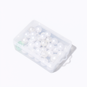Boîte de rangement rectangulaire transparente en plastique avec couvercle pour l'organisation de perles et de bijoux à domicile - Product Image 2