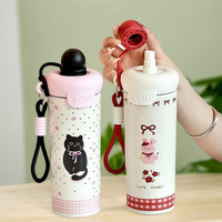 Vaso Infantil de Acero Inoxidable con Aislamiento al Vacío por Presión de Aire, Diseño Moderno, Antiderrames, con Aislamiento Térmico de 6 a 12 Horas
