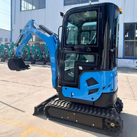 Mini-excavatrice sur chenilles multifonctionnelle de 1,8 tonne, livraison rapide en 3 jours, moteur EPA, en stock aux États-Unis