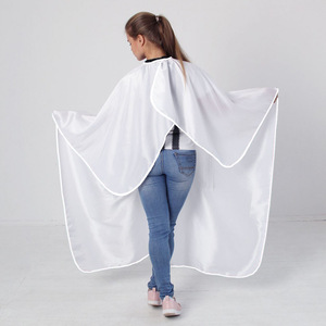 Mantelle da Barbiere per Sublimazione, Mantella per Taglio Capelli, Mantella da <span class=keywords><strong>Parrucchiere</strong></span> Bianca per Salone - Product Image 5