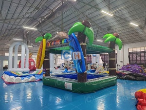 Piscine <span class=keywords><strong>gonflable</strong></span> de plage CH avec tente, piscine à balles <span class=keywords><strong>gonflable</strong></span> commerciale extérieure, château à balles pour fête d'enfants - Product Image 3