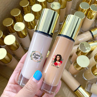 Fond de Teint Liquide Pressé Longue Tenue Léger Lissant Matifiant Correcteur Hydratant