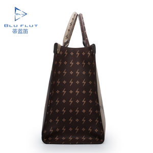 Nhà thiết kế nổi tiếng phụ nữ đi du lịch túi xách màu sắc chính hãng da lớn Vai Túi tùy chỉnh Tote Túi với tùy chỉnh in logo - Product Image 5