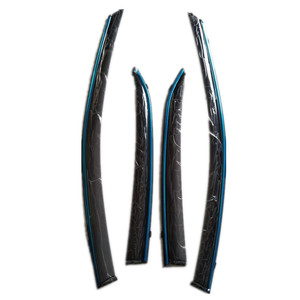 Deflettore Pioggia <span class=keywords><strong>per</strong></span> Cofano in Acrilico Nero Fumé, Protezione Finestrini <span class=keywords><strong>per</strong></span> MIRAGE HATCHBACK, 12 Anni di Garanzia - Product Image 3