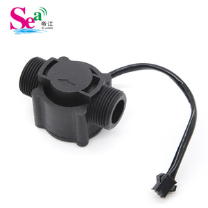 Capteur de débit à effet Hall avec interface G3/4, débitmètre à impulsions à 6 points pour liquide, capteur de débit d'eau en plastique personnalisable, OEM - Product Image 2