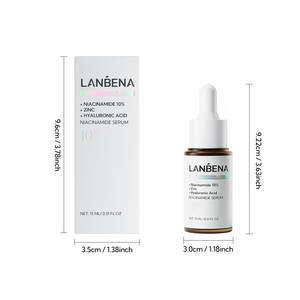 Lanbena Vente en gros Sérum collagène niacinamide à l'acide hyaluronique blanchissant naturel biologique pour la peau - Product Image 6