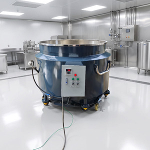 Cuve de mélange chauffante mobile sur roulettes pour la production de peintures et de revêtements, avec système de chauffage - Product Image 2