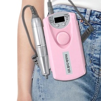 Perceuse à ongles électrique pour salon de beauté professionnel, manucure, pédicure, perceuse à ongles rechargeable sans fil