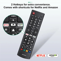 Télécommande universelle pour téléviseur AKB75095307, télécommande de remplacement pour téléviseur LCD LG
