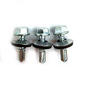 Tornillos Autorroscantes y <span class=keywords><strong>Autoperforantes</strong></span> de Cabeza Hexagonal de Alta Calidad a <span class=keywords><strong>Precio</strong></span> de Fábrica, Galvanizados y Zincados con Arandela de EPDM - Product Image 1