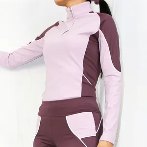 Equestrian High Quality Equestrian Clothing For Girl Lightweight And Highly Breathable Ladies Training Tops Long Sleeve