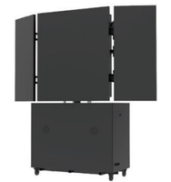 Afficheur numérique intelligent LED 2K/4K 108 pouces COB tout-en-un à levage et pliage automatiques pour extérieur, ascenseurs, métros et magasins de détail