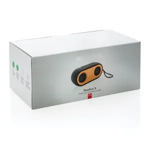 Altoparlante Doppio in Bambù X - Gadget Sostenibili - Product Image 2