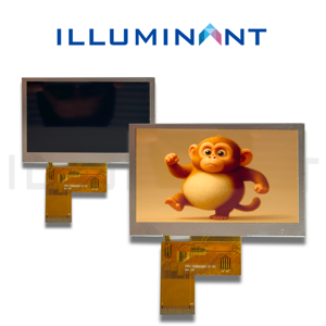 TFT-<span class=keywords><strong>LCD</strong></span> 4.3 inch 480x272 500 nits IPS TN COG FPC cắm loại tùy chỉnh Bảng điều khiển hiển thị module cho di động Đồng hồ đo - Product Image 2