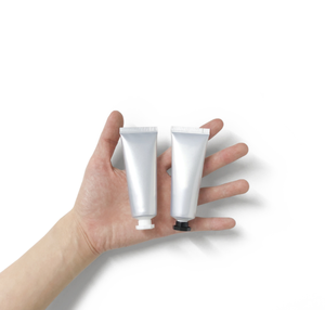 Botol Krim Aluminium Perak 30ml/g 35g 50g/ml, Botol Lotion Tangan/Wajah Tabung Lunak Perak dengan Tutup Oktagonal, Kemasan Kosmetik - Product Image 5