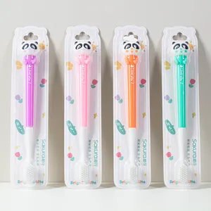 New Arrival Popular Style Oem / Customized Cartoon Cute Panda Toothbrush Super Soft Toothbrush for Kids