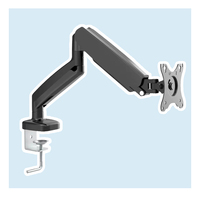 PC support ordinateur moniteur bras ordinateur Flexible unique entièrement réglable bureau montage ressort assisté moniteur support bras