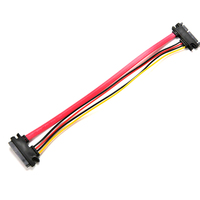 YXY Precios de fábrica SATA 22pin Cable de alimentación 22pin macho a hembra cable de extensión SATA Data Power Combo Cable de extensión Conector