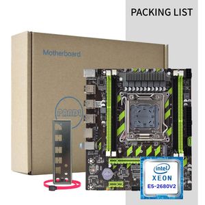 PANDL NUOVO Set Combinato Scheda Madre per PC Desktop con Intel Xeon E5 2680 V2, Supporta RAM <span class=keywords><strong>DDR3</strong></span> ECC, Kit Scheda Madre X79 - Product Image 5