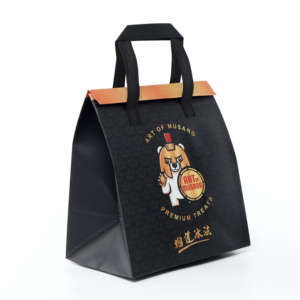Recycled High Quality Folding Cartoon Pattern Non Woven Insulated Reusable Lunch Thermal <b>Cooler</b> Bag with Customized Logo Packing - Product Image 6
