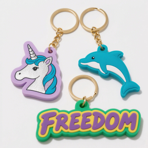 Custom PVC Carabiner Keychains Promotional Soft Eco-friendly 3D Shape Embossing Printing Bulk Corporate Gifts Events - Product Image 5