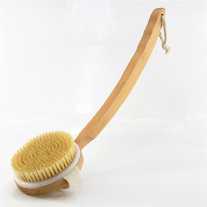 Dài xử lý đường cong xử lý ergonomic thiết kế và có thể tháo rời vòi hoa sen trở lại rửa tắm bàn chải - Product Image 4