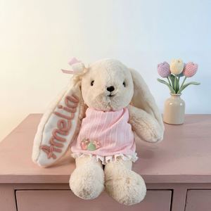 Assorted Styles <b>Cute</b> Handwoven Easter Bunny Plush Toys Stuffed Animal Soft Cartoon Hugging Sleep <b>Doll</b> Girl Kids Gifts Custom - Product Image 1