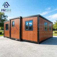 Maison préfabriquée extensible en conteneur de 20 pieds ou 40 pieds, norme australienne, 1, 2, 3, 4 ou 5 chambres, maison de jardin, maison portable, villa