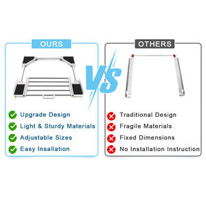 Kit de Apilamiento Universal para Lavadora y Secadora, con Estante Extraíble para Ahorrar Espacio - Product Image 5