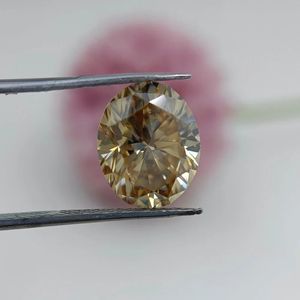 Diamante suelto de moissanita de corte ovalado de Color amarillo vivo cortado a mano de 1.0ct a 20.0ct tamaño certificado Joyería de diamantes hechos a mano sueltos - Product Image 5