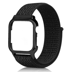 <span class=keywords><strong>Apple</strong></span> <span class=keywords><strong>Watch</strong></span> 4 Boucle À Tricoter <span class=keywords><strong>Bracelet</strong></span> de Montre En Nylon <span class=keywords><strong>Bracelet</strong></span> de Montre De Remplacement Avec Étui De <span class=keywords><strong>Protection</strong></span> En TPU - Product Image 6