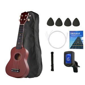 Hot bán phổ biến màu sắc khác nhau 21 inch Basswood Soprano trẻ em Ukulele Set với đầy đủ phụ kiện OEM Logo - Product Image 5