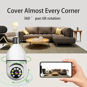 Sécurité Mini ampoule caméra 1080P réseau maison V380pro Intelligent déguisé ampoule Hd Ip Cctv caméra ampoules Wi-fi sans fil - Product Image 5