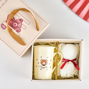 Cadeaux IStapromo, Cadeaux de Fêtes, Souvenirs de Mariage, Serviettes en Céramique Esthétiques, Tasses à Eau Créatives, Boîtes Cadeaux pour Activités d'Ouverture - Product Image 2