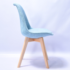 Échantillon gratuit de meubles scandinaves d'occasion à vendre <span class=keywords><strong>chaise</strong></span> de salle à manger en plastique siège pieds en bois <span class=keywords><strong>tulipe</strong></span> en plastique - Product Image 4