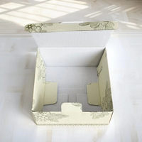 Boîte d'emballage en carton ondulé blanc pour tasses, bols et mugs en céramique écologiques, fabriquée à partir de matériaux recyclés, vente en gros du fabricant