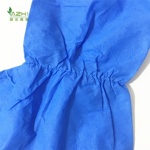 Penutup Panjang medis overcovers perawatan penutup kaki biru nonwoven penutup bot bedah SMS sekali pakai - Product Image 5