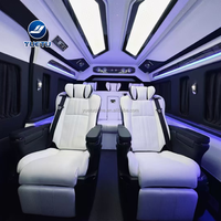 Sièges de voiture électriques VIP modifiés OEM pour Toyota H200 Hiace, sièges de capitaine électriques de luxe avec fonctions de massage VIP