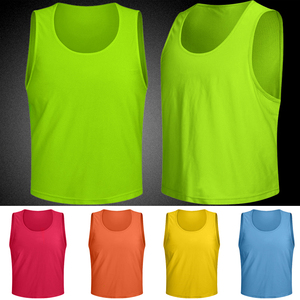 Maillot et dossards d'entraînement de football en fibre de polyester de haute qualité, ensemble double pour match de football, vente en gros usine - Product Image 4