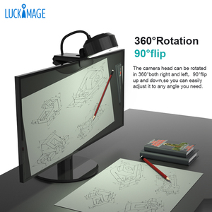 Webcam lucy — 1080p 60fps, <span class=keywords><strong>cam</strong></span>éra avec double microphone led, panneau d'éclairage annulaire, pour jeu en ligne - Product Image 5